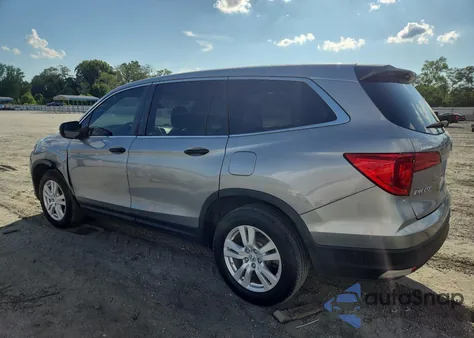 2018 Honda Pilot Lx из США, поврежденный, VIN 5FNYF5H16JB009669